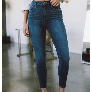 Frame Denim Ali high waisted cigarette skinny jean